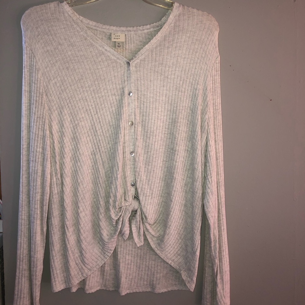 White dressing/casual blouse.